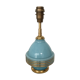 Blue clichy glass lamp foot