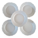 5 Charles Pillivuyt porcelain plates