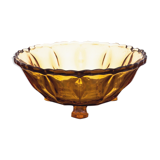 Honey glass bowl Poland, 1970s