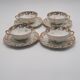 4 tea cup Limoges porcelain