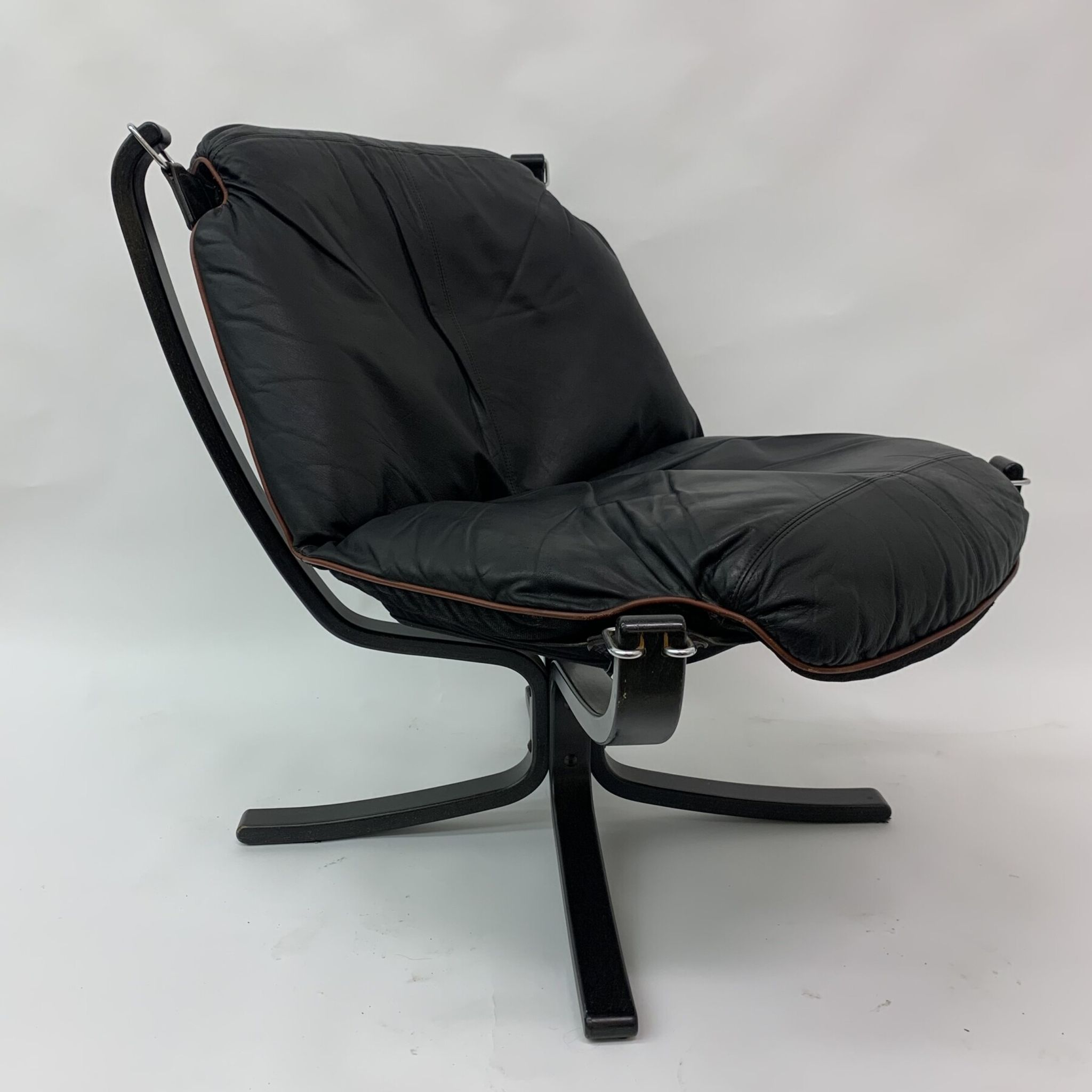 Falcon leather armchair by Sigurd Ressel for Vatne Møbler 1970s