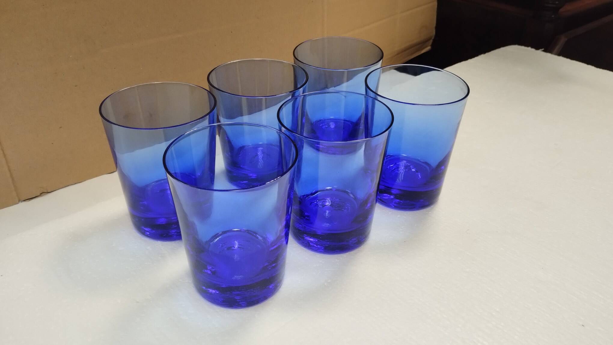 Set of 6 vintage water glasses