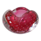 Pink Sommerso Murano Glass Ashtray, Italy, 1960s