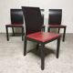 Set de 4 chaises design italien vintage 2000