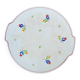 Gien cake dish "Rose-Marie" – hand-decorated earthenware
