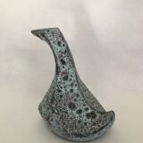 Zoomorphic duck or goose vase signed "Bruno Sarlat"