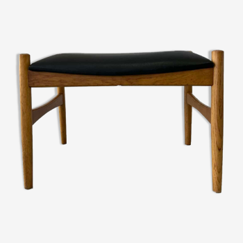 Tabouret skai hêtre