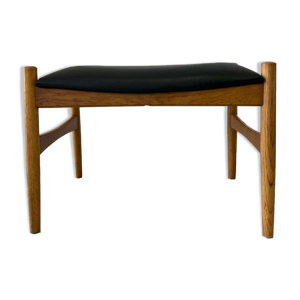 Tabouret skai hêtre