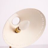 Pinocchio casserole lamp brass and green lacquered steel