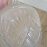 Old glass decanter with stopper