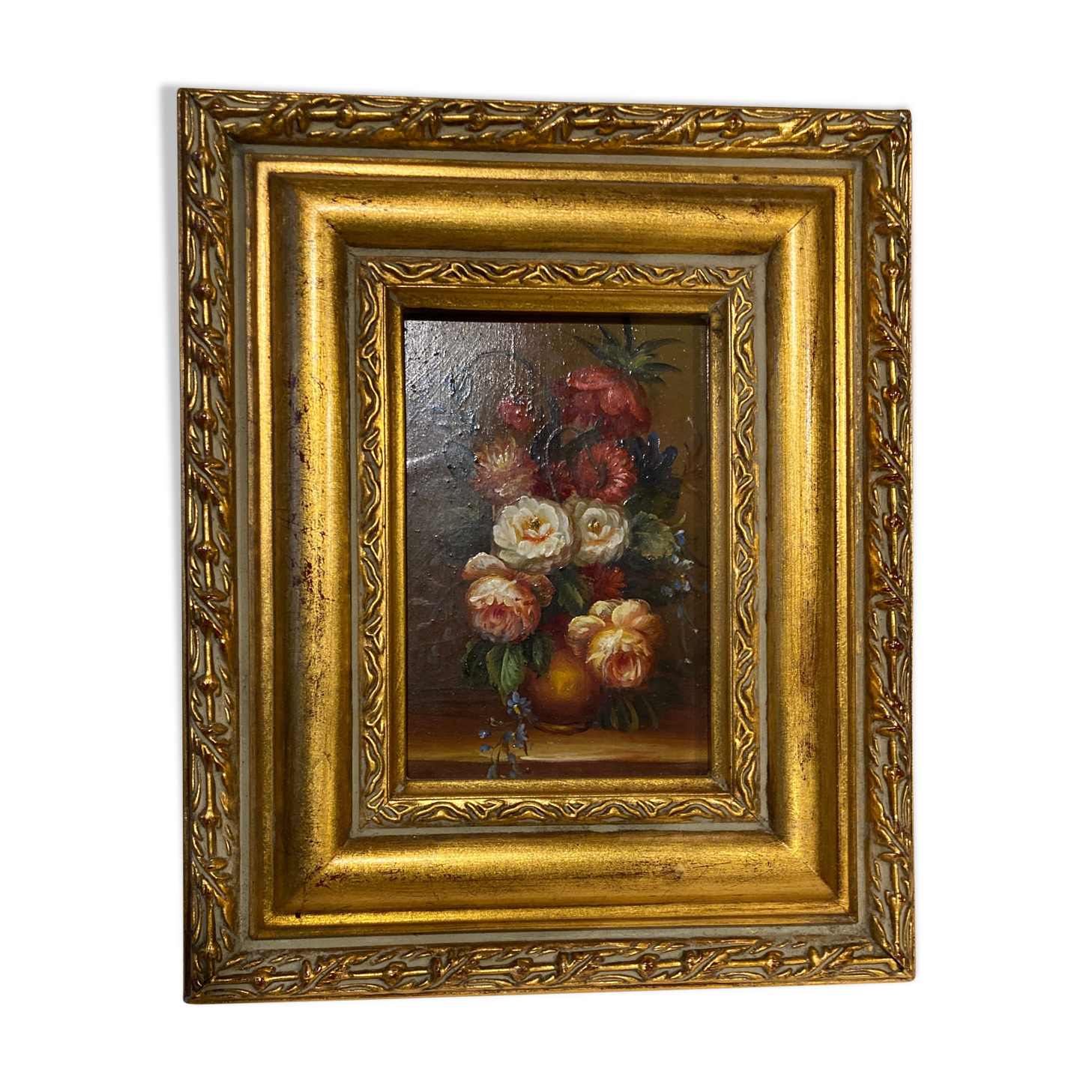 Small painting on panel