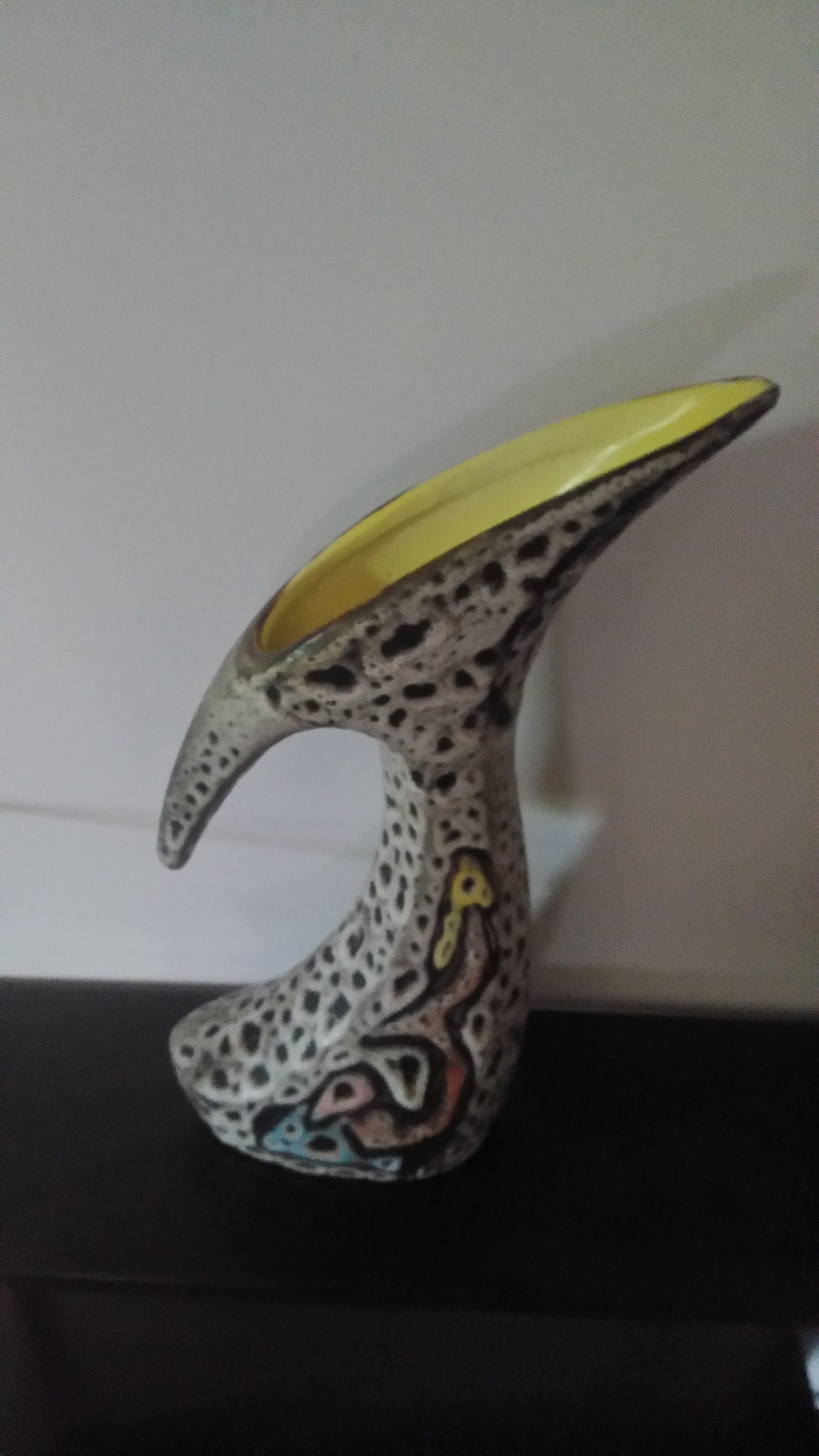 Vallauris vase signed Bessonne years 50