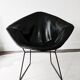 Armchair Diamond leather of Harry Bertoia for Knoll 1970