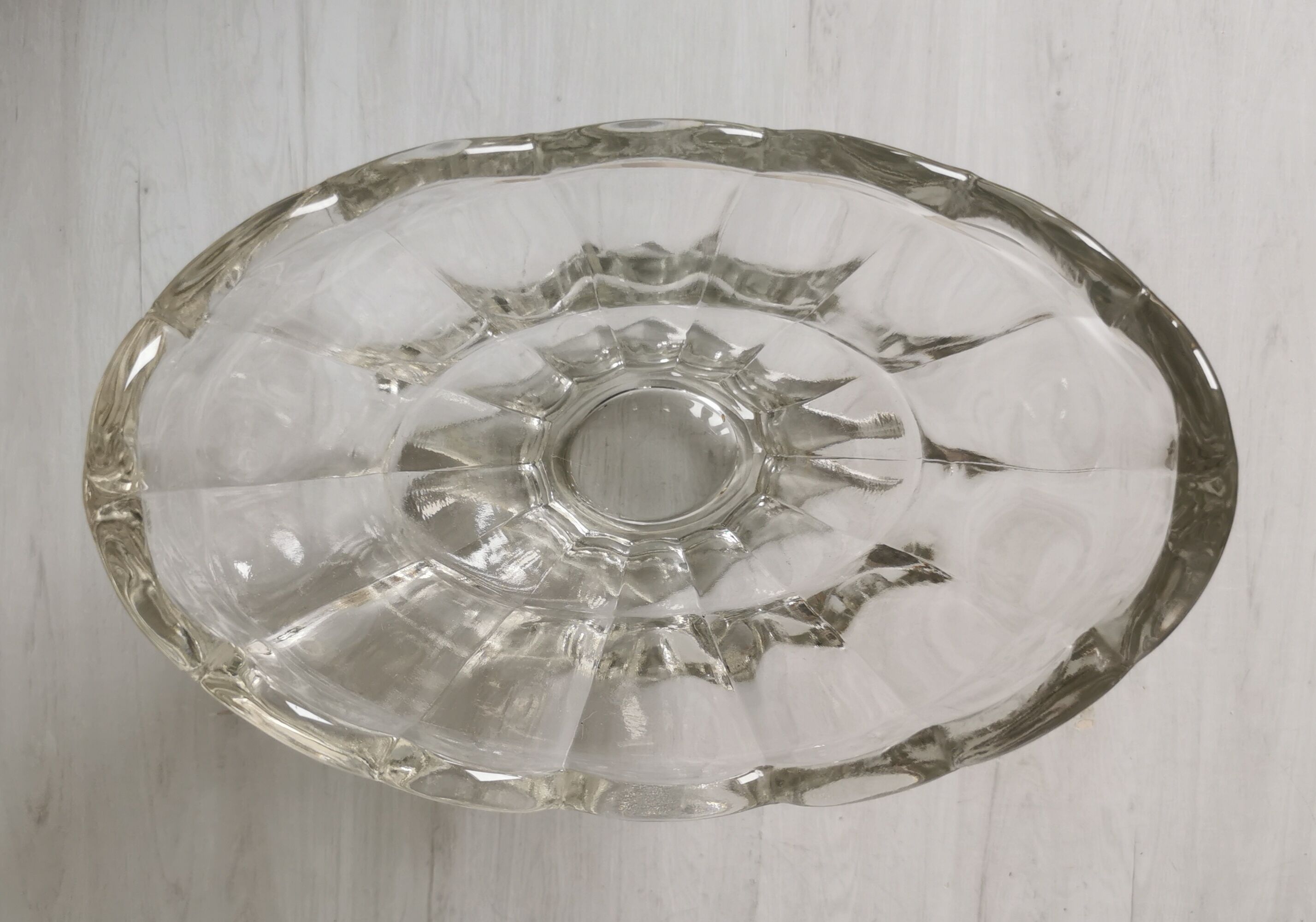 Glass cup on foot