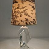 Crystal lamp signed Schneider