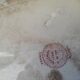Oval porcelain dish earth of iron decoration Floreal dp 08822131