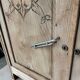 Antique raw wood dresser