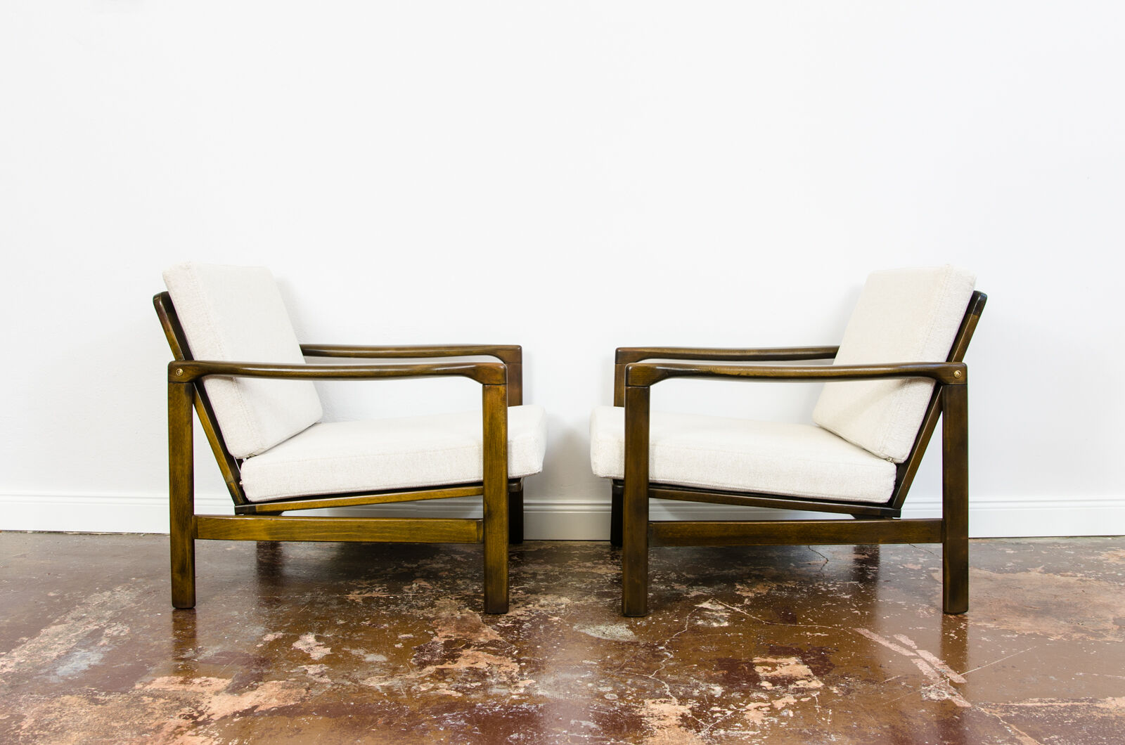 Armchairs by Zenon Bączyk, 1960