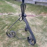 Wrought iron coat rack
