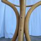 Porte-manteau en bois cintré vintage dans le style Thonet, porte-manteau des années 50