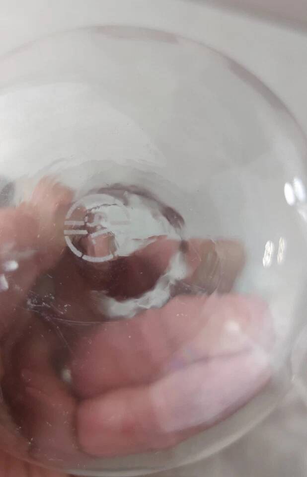 Pair of small antique vases, Touraine model, in Saint Louis crystal