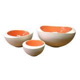 Set of 3 ceramic bowls by Olav Slingerland, Netherlands