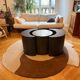 Moon Table - Metal and natural stone
