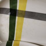 plat de service , ravier , beurrier jaune et vert