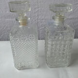 2 Selency x Monoprix croisé Laroche whisky decanters
