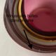 Purple and yellow Murano glass empty pocket