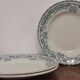 Lot de 3 assiettes plates terre de fer St-Amand "Athénes"