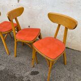 4 Luterma banana bistro chairs