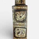 Scandinavian stoneware vase decorated with birds and flowers – Nils Thorsson for Royal