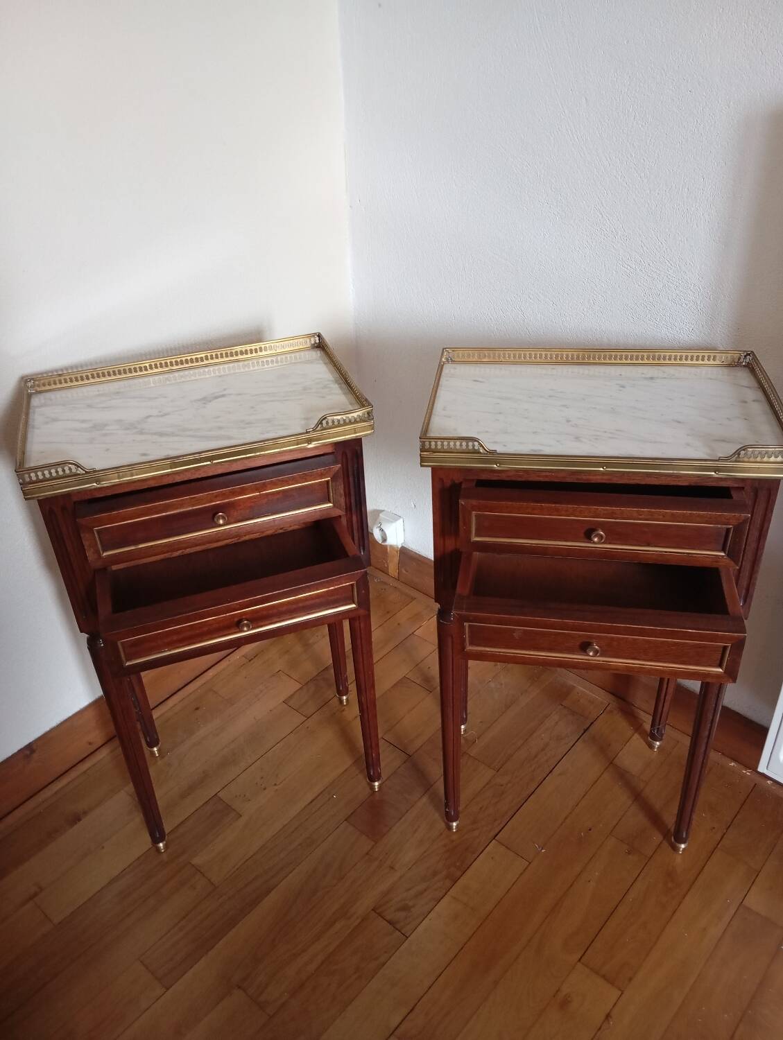 Louis XVI style bedside table
