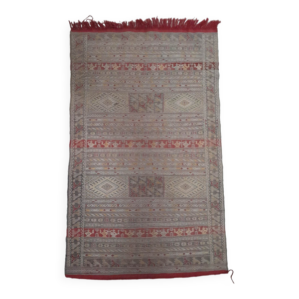 Tapis Kilim berbère Zemmour 187x115cm