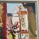 Original Swedish Oil On Panel – Paris (1964) – Olle Blomberg