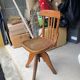 Solid wood notary desk and swivel American chair