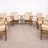 Ib Kofod-Larsen, vintage – conference – dining chairs 1963, Germany