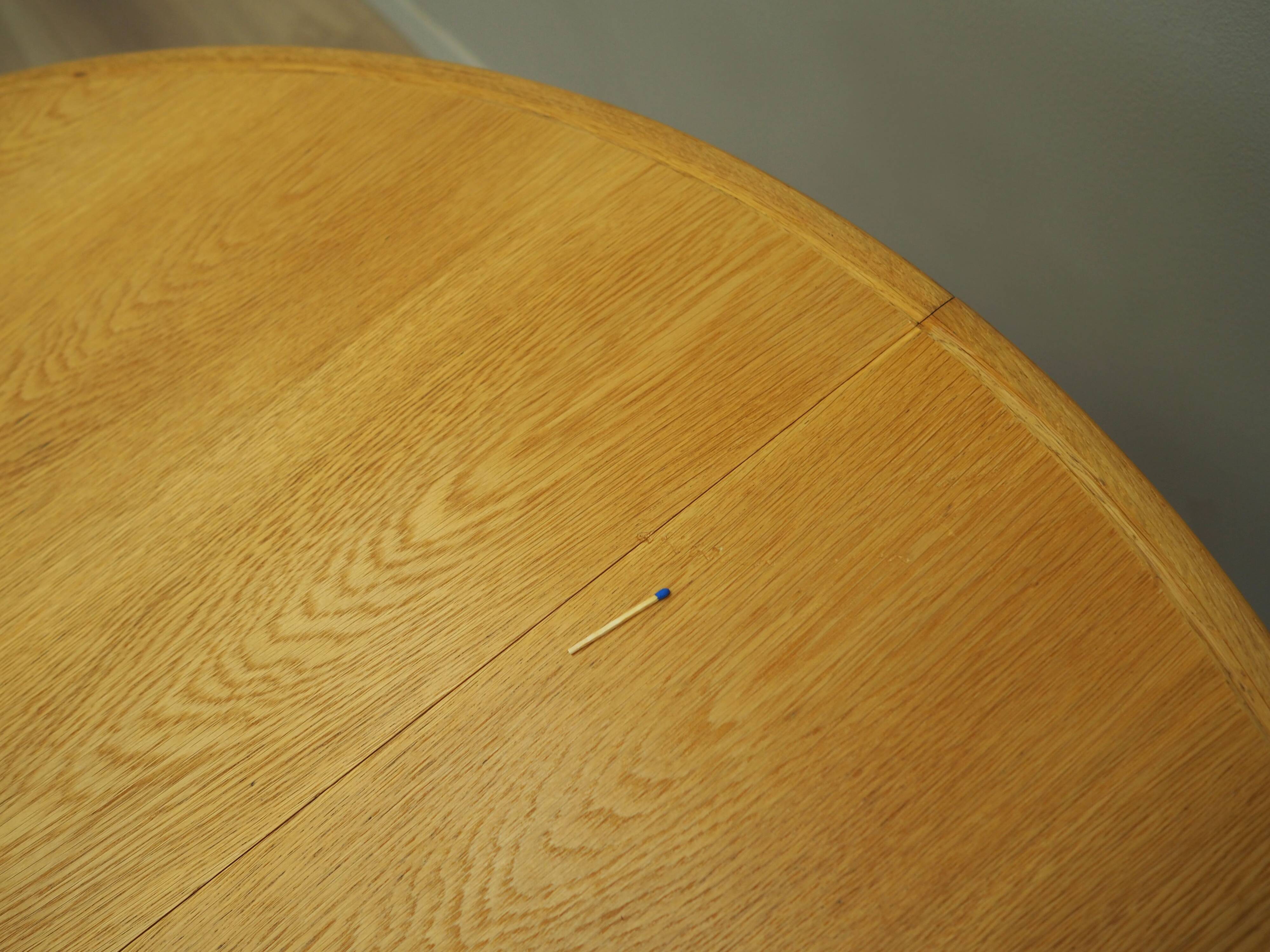 Ash round table, Danish design, 1960s, production: Denmark