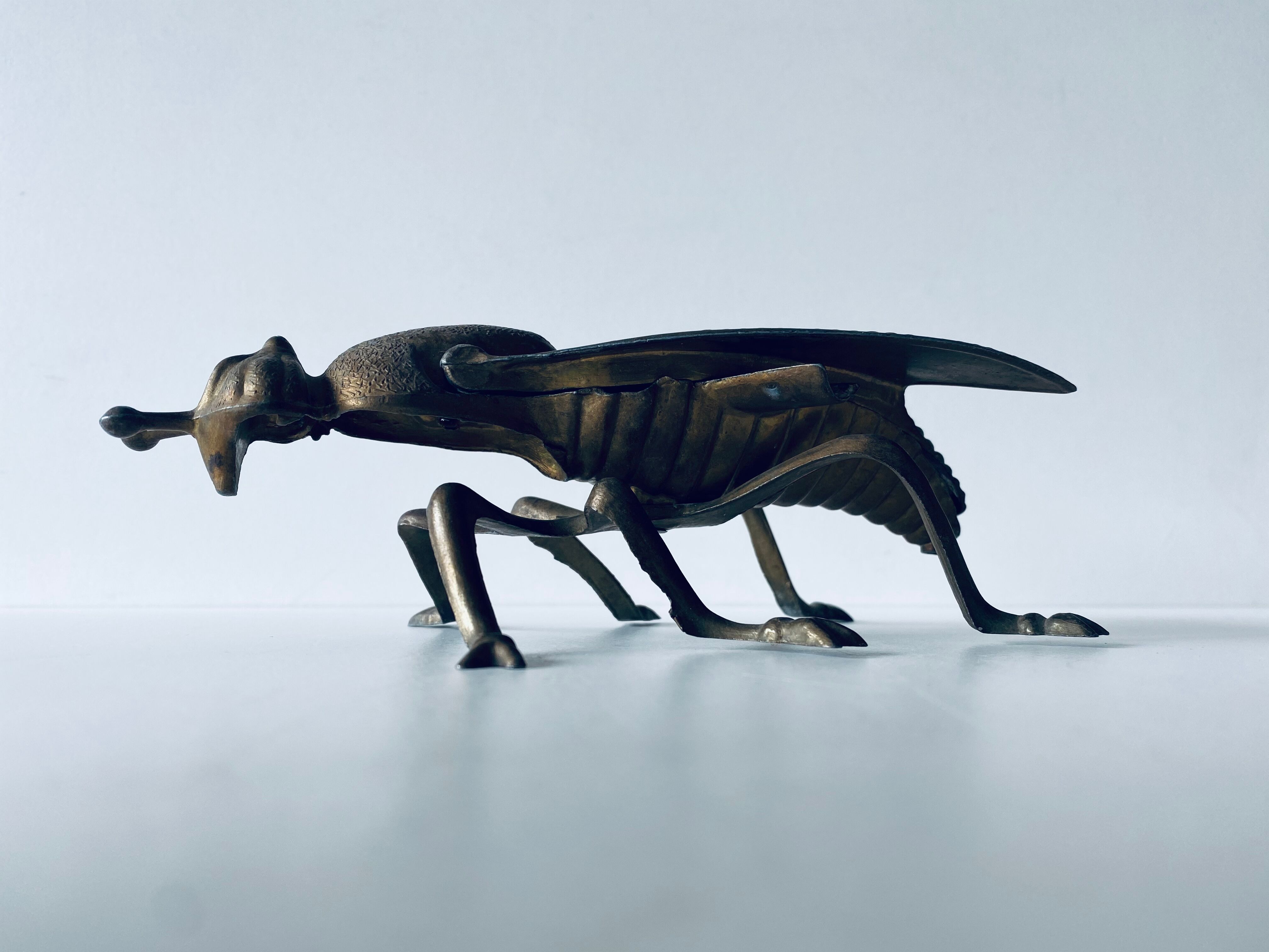 Cendrier mouche en laiton