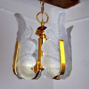 "Leaf" chandelier by Carl Fagerlund, Murano glass, Germany, 1970