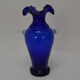 Art Czech Glass Vase, by Glasswork Novy Bor, 1950's.