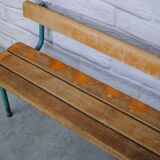 Vintage school bench