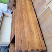 Vintage Solid Pine TV Hi-Fi Console Furniture 60s 70s 80s Chalet