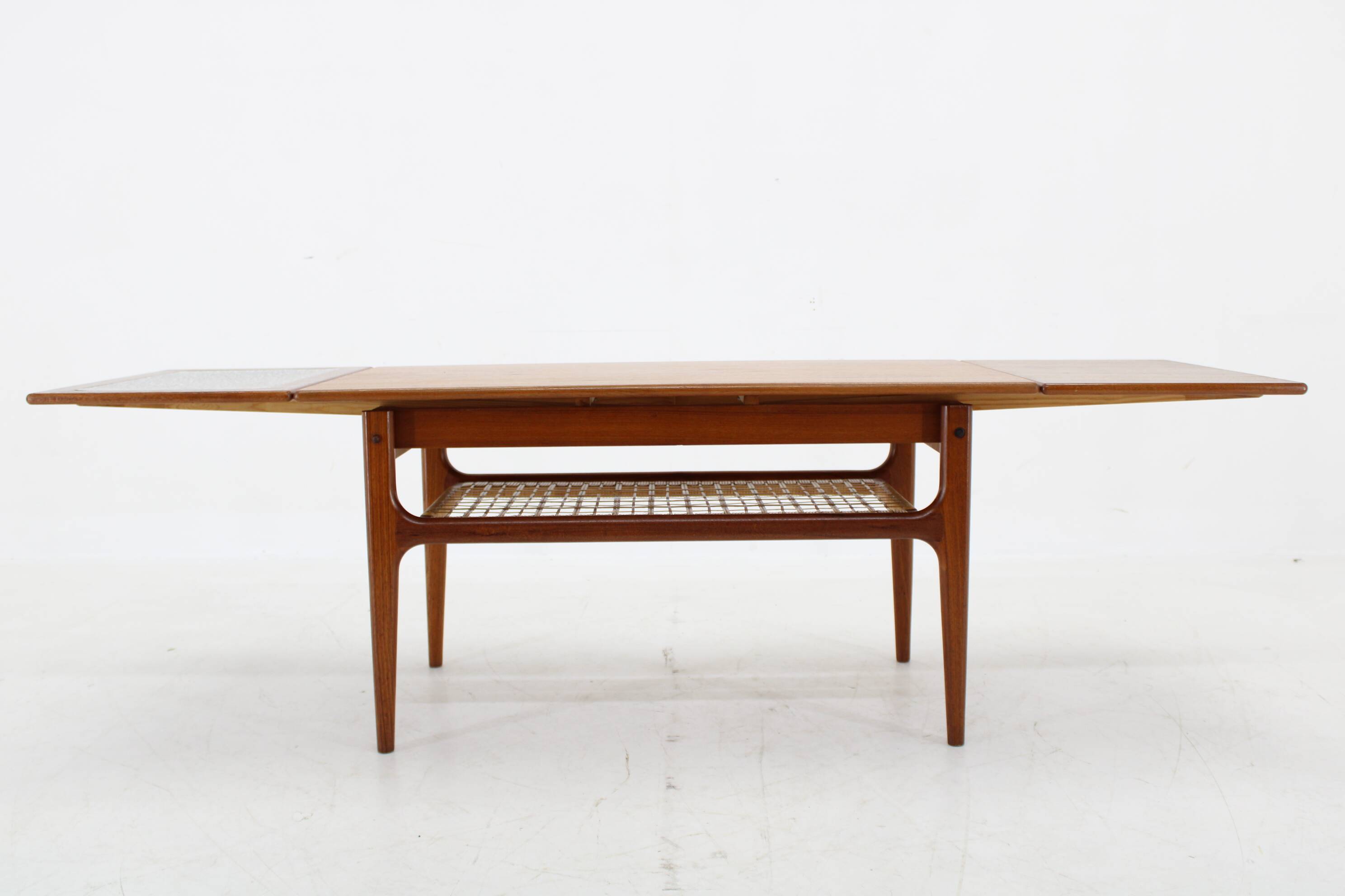 1960s Teak Extendable Coffee Table, Denmark