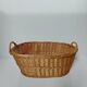 Panier a linge osier tressé