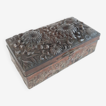 Antique Japanese antimony box