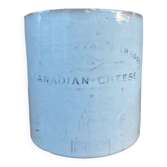 “Canadian cheese” white ceramic pot