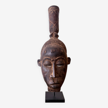 Wooden Yaouré mask (Ivory Coast)