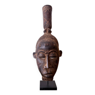 Wooden Yaouré mask (Ivory Coast)